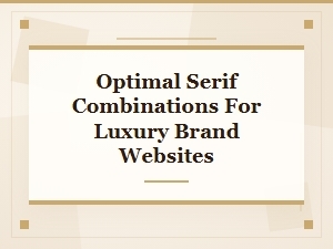 Mastering Classic Elegance in Luxury Web Typography
