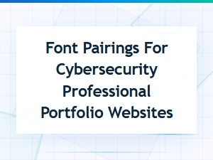 Geometric Fonts for Cyber Portfolio Design