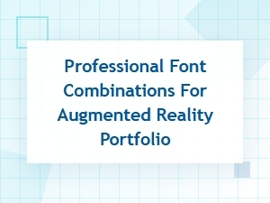 Elevating Ar Portfolios with Geometric Font Pairings